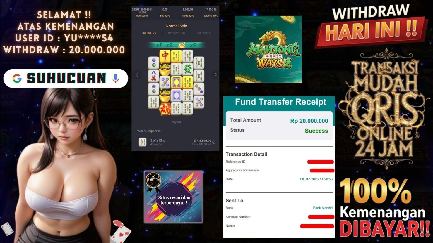 SUHUCUAN JACKPOT SLOT MAHJONG WAYS 2